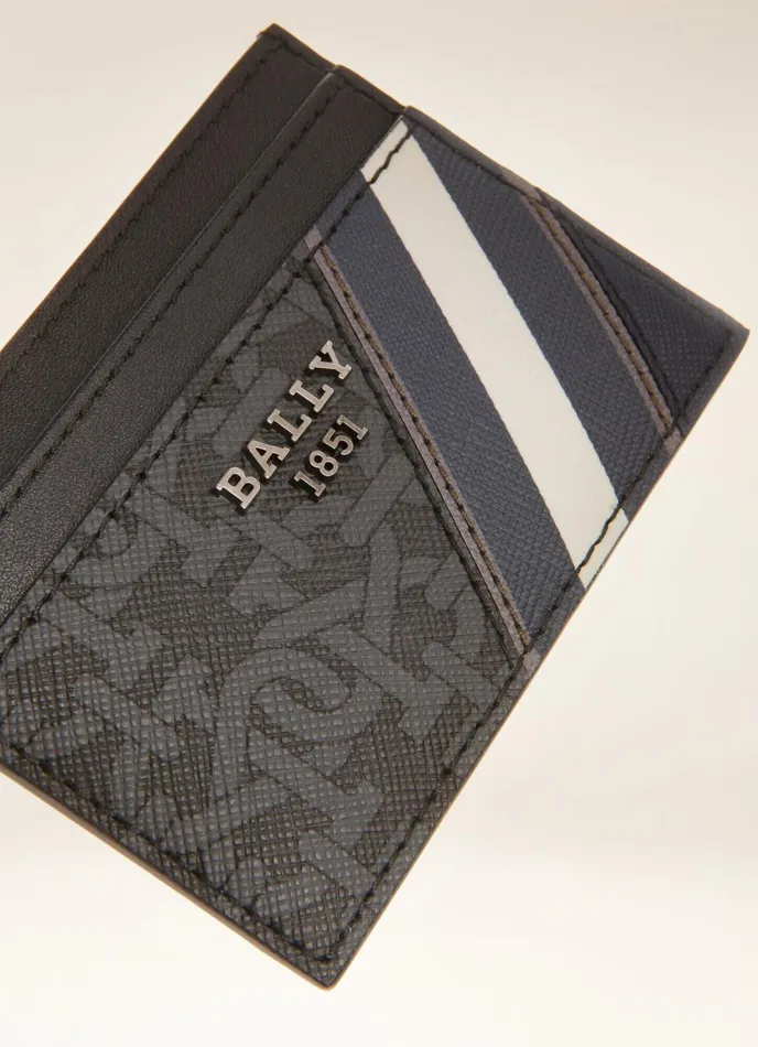 Men Bally Wallets Bhar 8211 TPU Business Card Holder In Grey