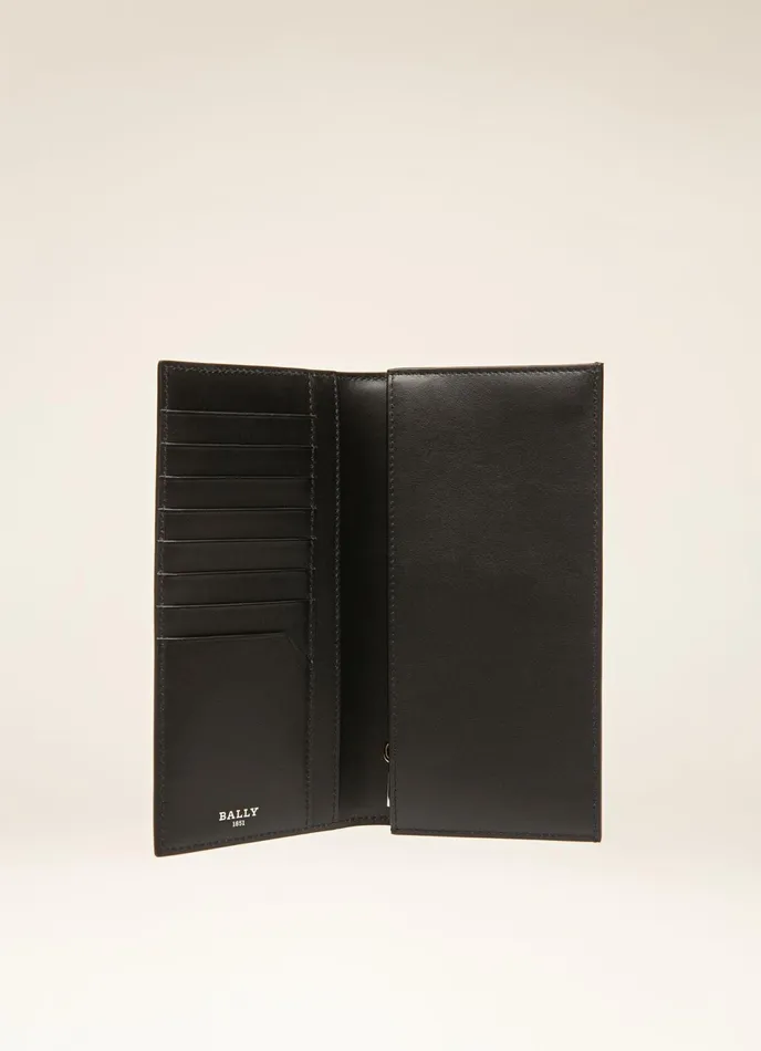 Men Bally Wallets Scaliro 8211 Leather Continental Wallet In Black