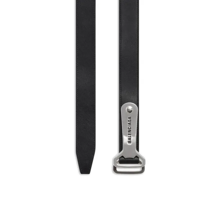Men Belts Balenciaga Bottle Opener D Ring Belt In Black