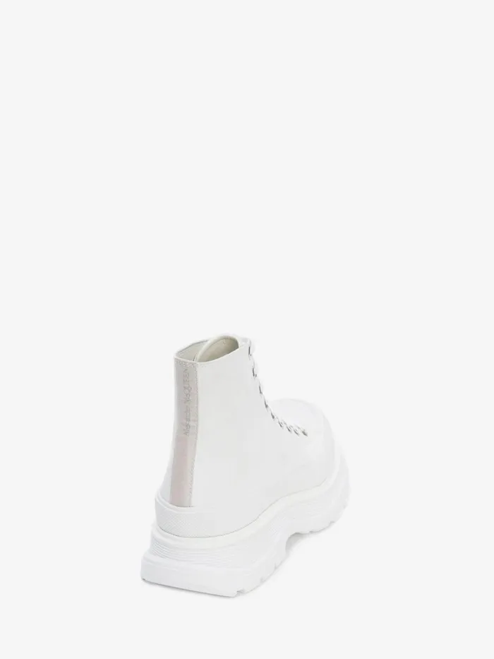 Men Boots Alexander McQueen Tread Slick Boot White