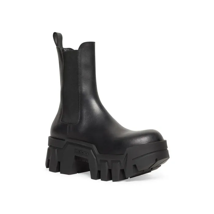 Men Boots and Derbies Balenciaga Bulldozer Chelsea Boot In Black
