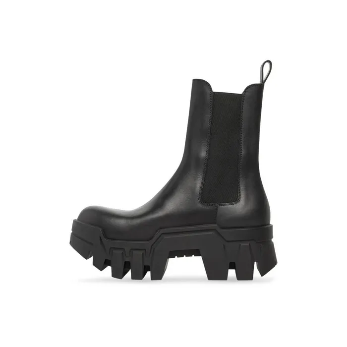Men Boots and Derbies Balenciaga Bulldozer Chelsea Boot In Black