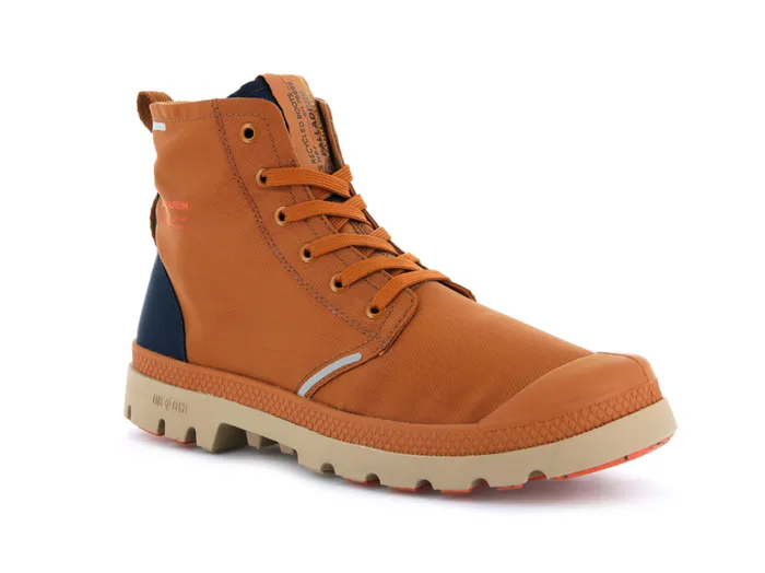 Men Boots PALLADIUM PAMPA LITE RECYCLE WP Tanmood Indigo Men Boots PALLADIUM PAMPA LITE RECYCLE WP Tanmood Indigo