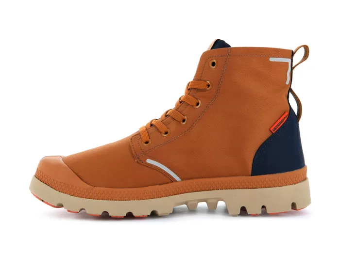Men Boots PALLADIUM PAMPA LITE RECYCLE WP Tanmood Indigo Men Boots PALLADIUM PAMPA LITE RECYCLE WP Tanmood Indigo