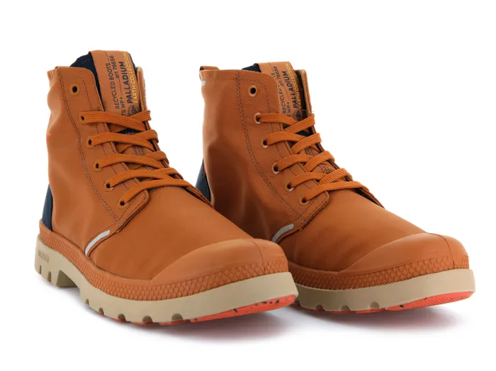 Men Boots PALLADIUM PAMPA LITE RECYCLE WP Tanmood Indigo Men Boots PALLADIUM PAMPA LITE RECYCLE WP Tanmood Indigo