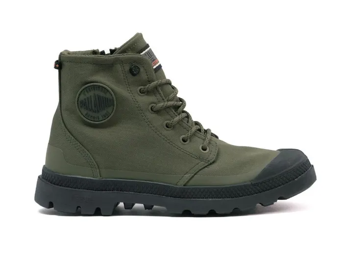 Men Boots PALLADIUM PAMPA RCYL LTWPZIP Olive Night