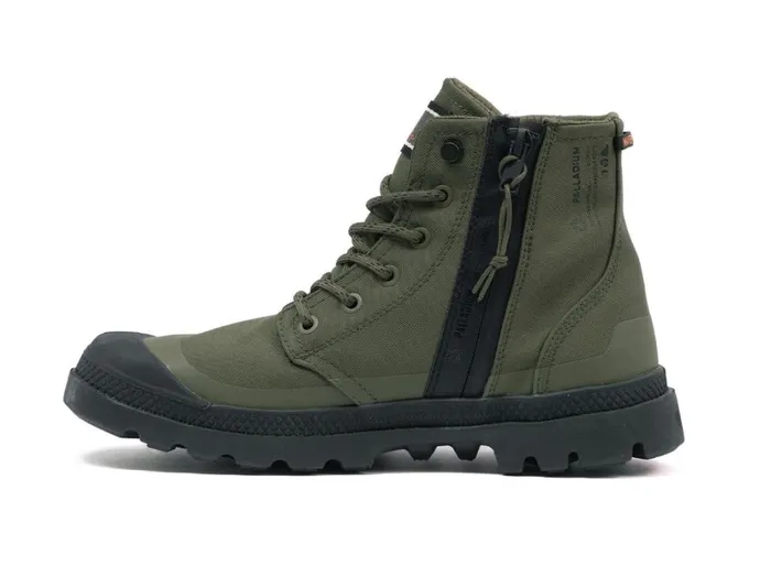 Men Boots PALLADIUM PAMPA RCYL LTWPZIP Olive Night