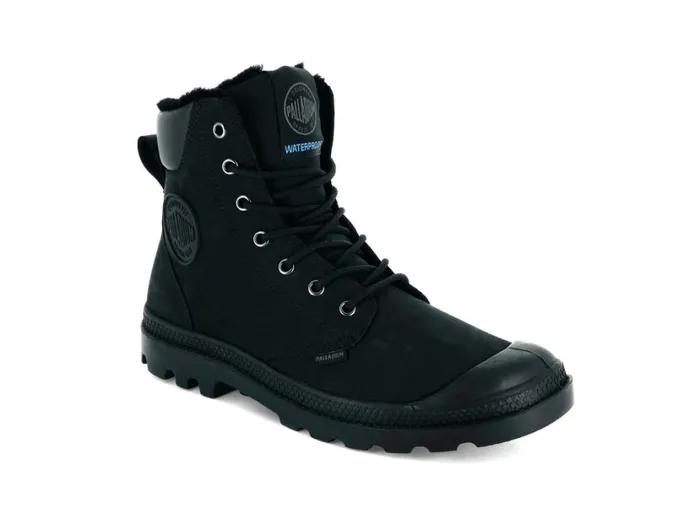 Men Boots PALLADIUM PAMPA SPORT CUFF WPS Blackblack