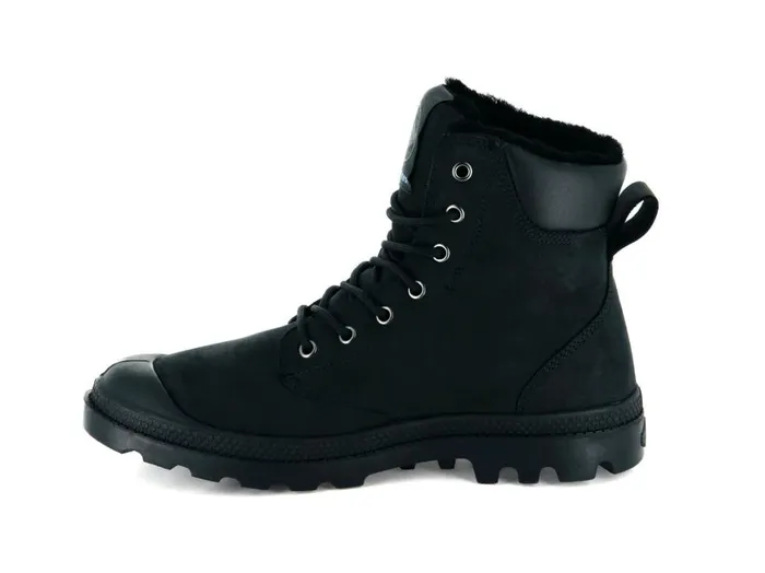 Men Boots PALLADIUM PAMPA SPORT CUFF WPS Blackblack