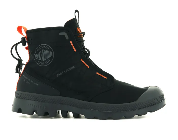 Men Boots PALLADIUM PAMPA TRAVEL LITE Blackblack