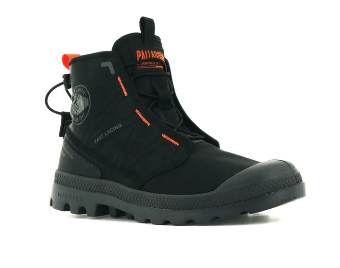 Men Boots PALLADIUM PAMPA TRAVEL LITE Blackblack Men Boots PALLADIUM PAMPA TRAVEL LITE Blackblack