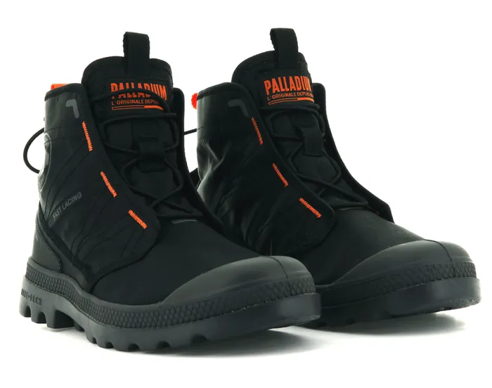 Men Boots PALLADIUM PAMPA TRAVEL LITE Blackblack Men Boots PALLADIUM PAMPA TRAVEL LITE Blackblack