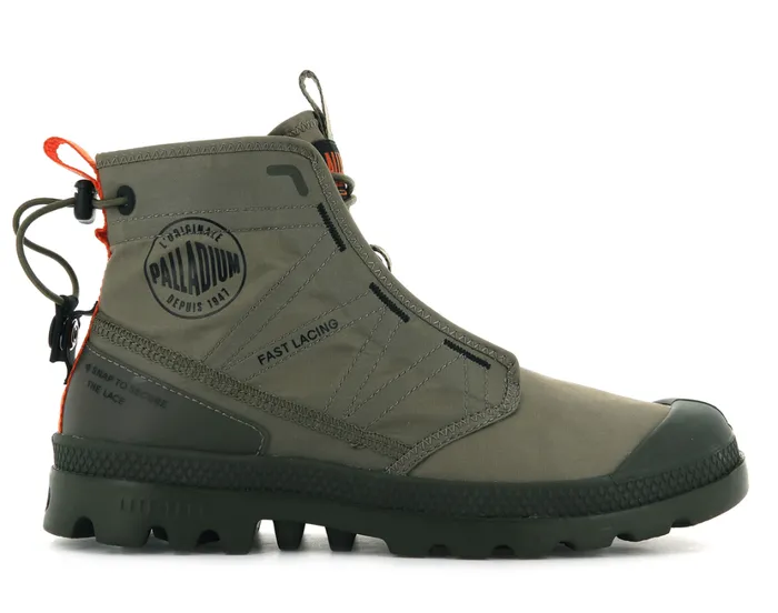 Men Boots PALLADIUM PAMPA TRAVEL LITE Dusky Green