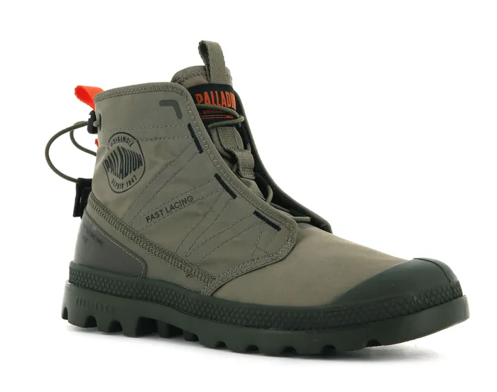 Men Boots PALLADIUM PAMPA TRAVEL LITE Dusky Green Men Boots PALLADIUM PAMPA TRAVEL LITE Dusky Green
