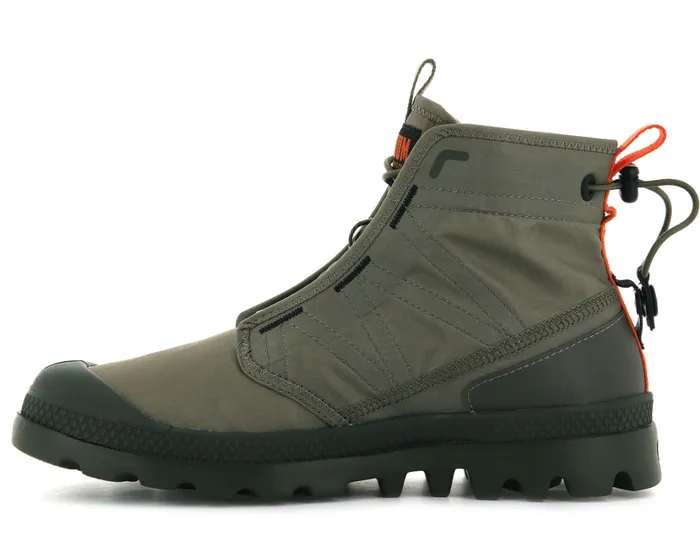 Men Boots PALLADIUM PAMPA TRAVEL LITE Dusky Green Men Boots PALLADIUM PAMPA TRAVEL LITE Dusky Green