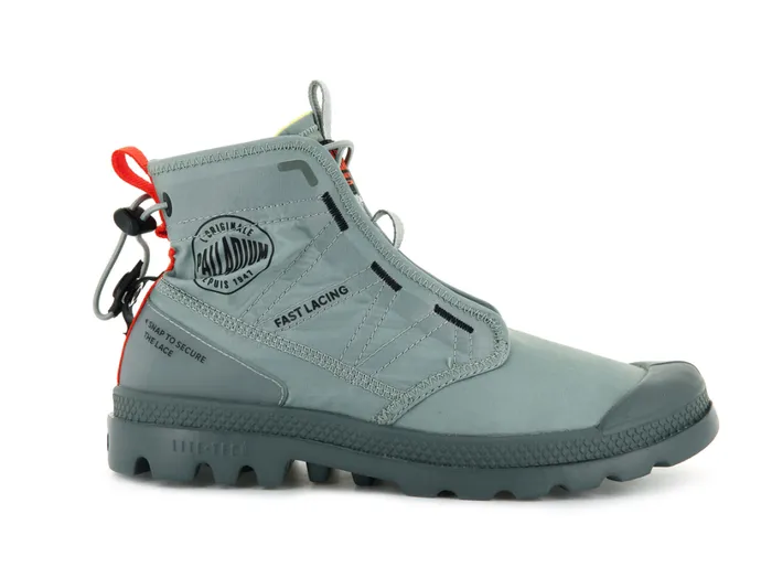 Men Boots PALLADIUM PAMPA TRAVEL LITE Slate Gray