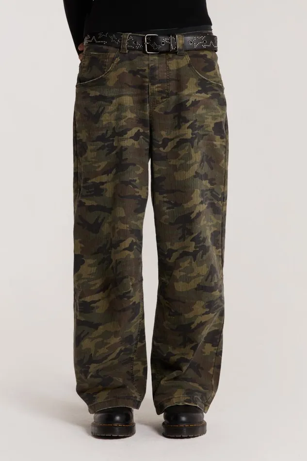 Men Camo Print Colossus Jeans Jaded London Colossus Jeans