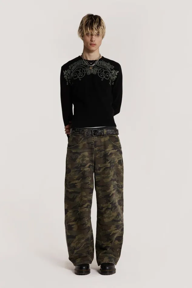 Men Camo Print Colossus Jeans Jaded London Colossus Jeans