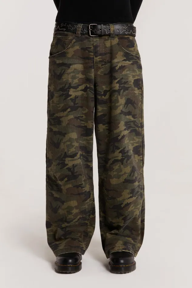 Men Camo Print Colossus Jeans Jaded London Colossus Jeans