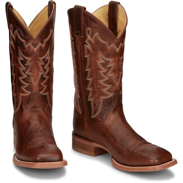 MEN Carsen 12034 Western Brown Justin Boots Western