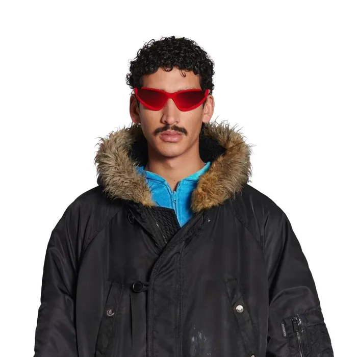Men Coats and Jackets Balenciaga Balenciaga Military Parka In Black