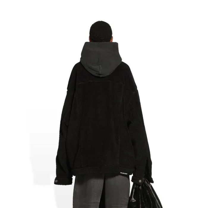Men Coats and Jackets Balenciaga Oversized Jacket In Black