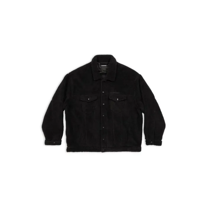 Men Coats and Jackets Balenciaga Oversized Jacket In Black