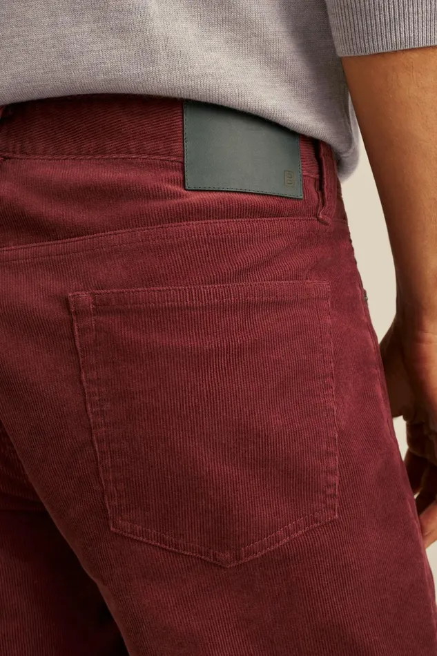 Men Corduroy 5Pocket Pants Tawny Port Bonobos 5Pocket Pants