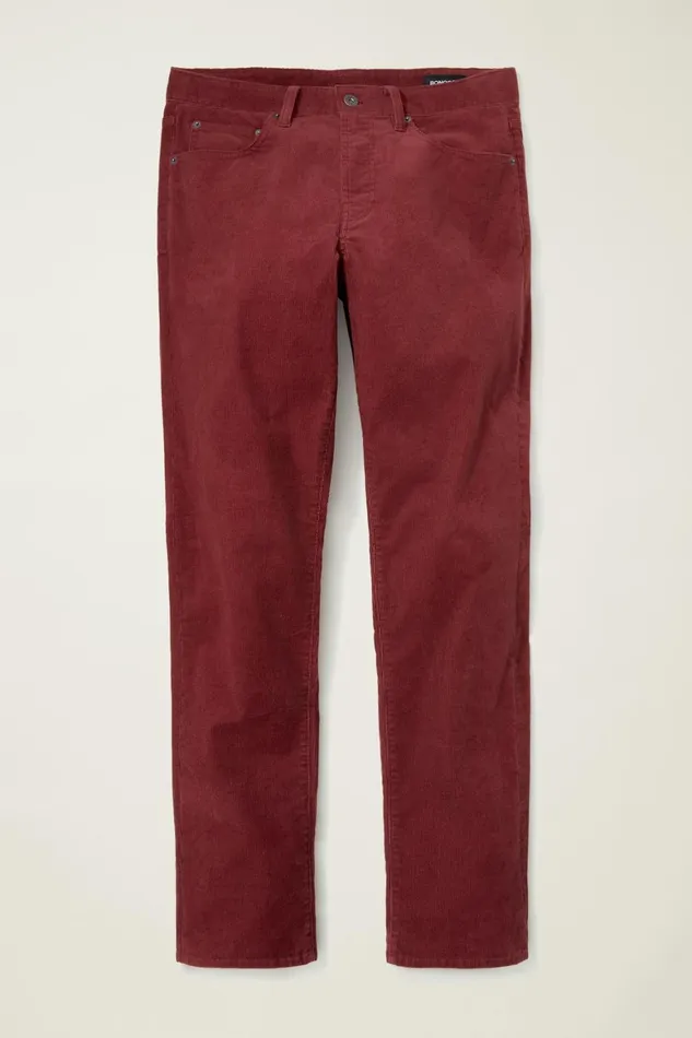 Men Corduroy 5Pocket Pants Tawny Port Bonobos 5Pocket Pants