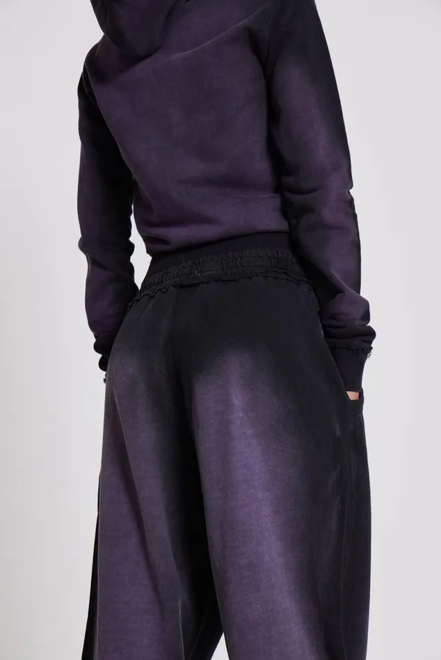 Men Deep Purple Fade Monster Joggers Jaded London Joggers and Sweatpants