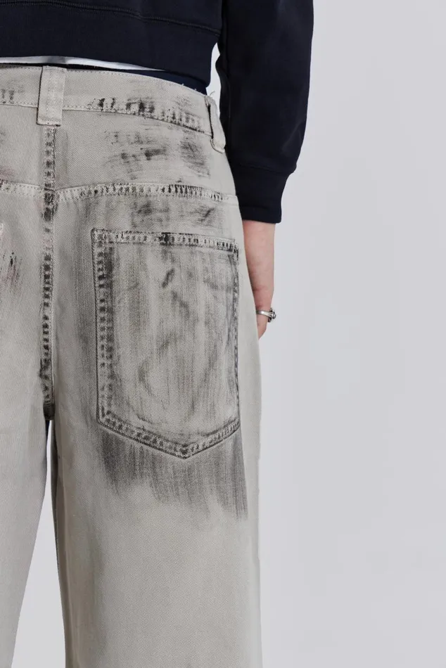 Men Dirty Wash Low Rise Colossus Jeans Jaded London Colossus Jeans