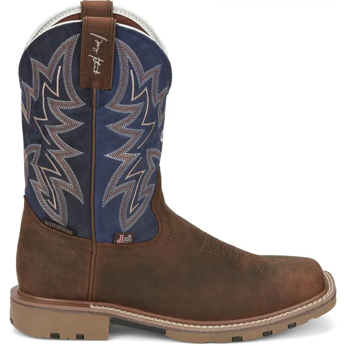 MEN Dusty 11034 Western Work Cedar Justin Boots Western
