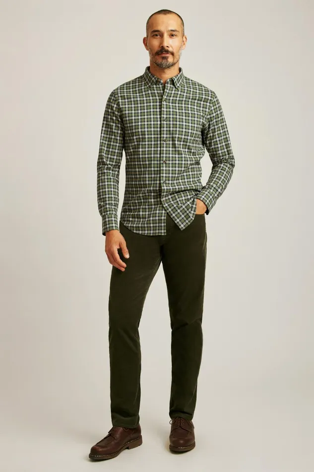 Men Everyday Lightweight Flannel Shirt Forest Green Navy Plaid Bonobos Casual Shirts Men Everyday Lightweight Flannel Shirt Forest Green Navy Plaid Bonobos Casual Shirts
