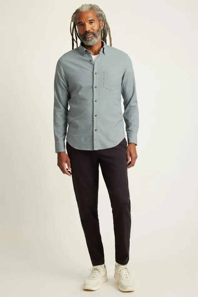 Men Everyday Lightweight Flannel Shirt Navy Grey Houndstooth Bonobos Casual Shirts Men Everyday Lightweight Flannel Shirt Navy Grey Houndstooth Bonobos Casual Shirts