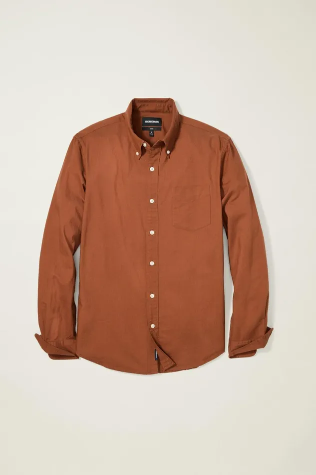 Men Everyday Oxford Shirt Cinnamon Bonobos Casual Shirts