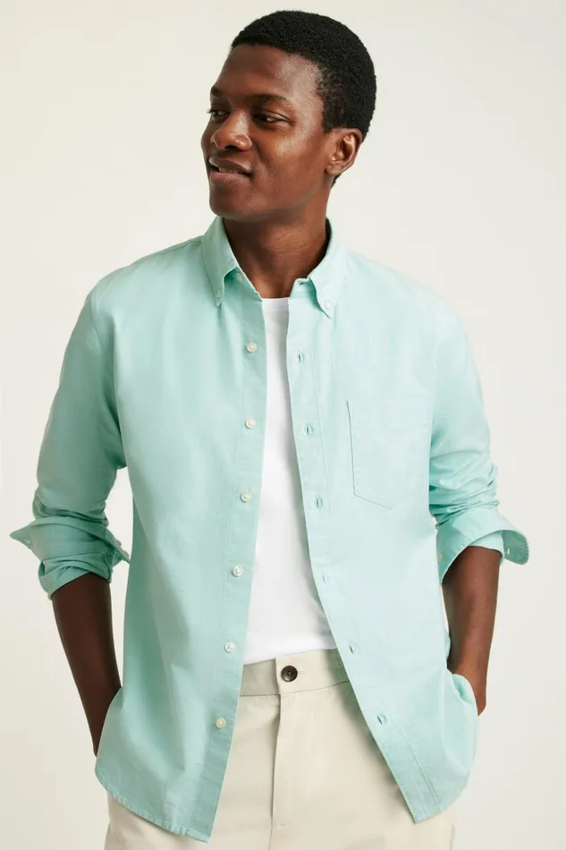 Men Everyday Oxford Shirt Seafoam Bonobos Casual Shirts