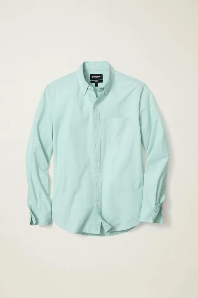 Men Everyday Oxford Shirt Seafoam Bonobos Casual Shirts