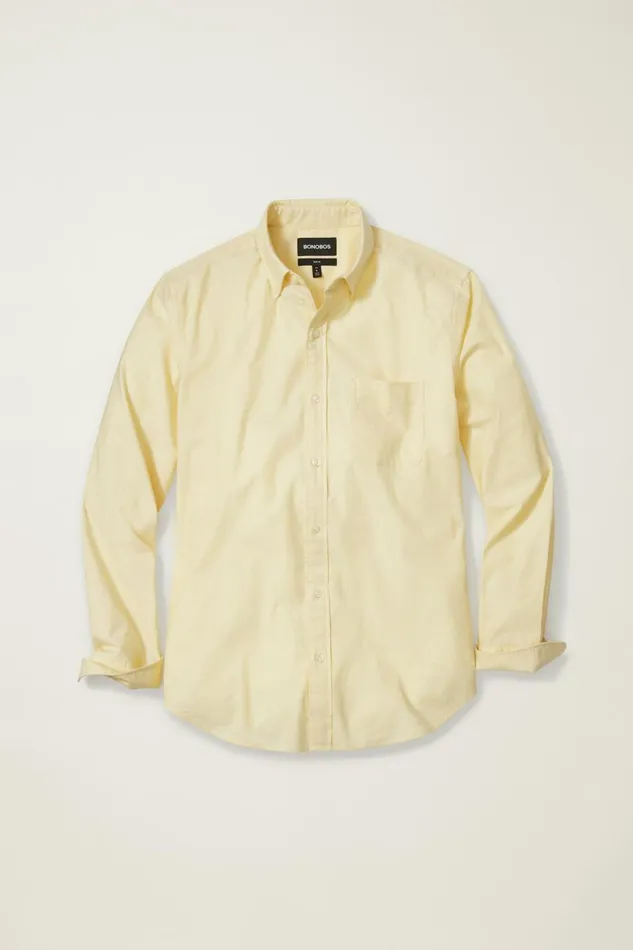 Men Everyday Shirt Yellow Rose End On End Bonobos Casual Shirts