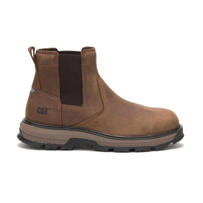 Men Exposition Chelsea Alloy Toe Work Boot Cat Footwear Boots