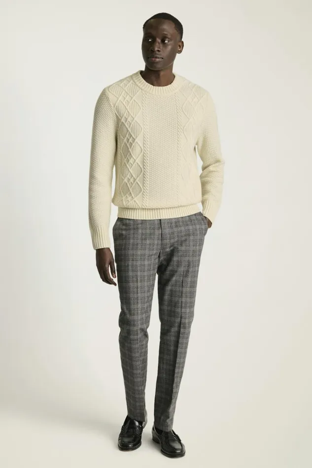 Men Extrafine Merino Cable Sweater Winter White Bonobos Crew and VNeck Sweaters Men Extrafine Merino Cable Sweater Winter White Bonobos Crew and VNeck Sweaters