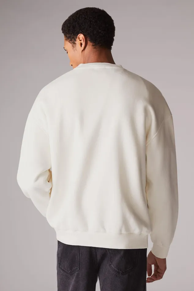Men Fiorucci Sweatshirts and Hoodies Angels Sweatshirt White Men Fiorucci Sweatshirts and Hoodies Angels Sweatshirt White