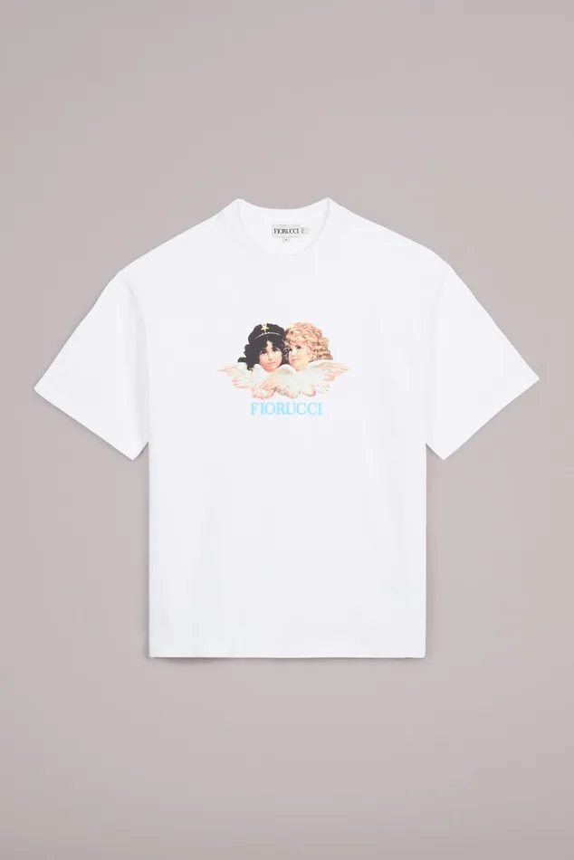 Men Fiorucci TShirts and Tops Angels TShirt White Men Fiorucci TShirts and Tops Angels TShirt White
