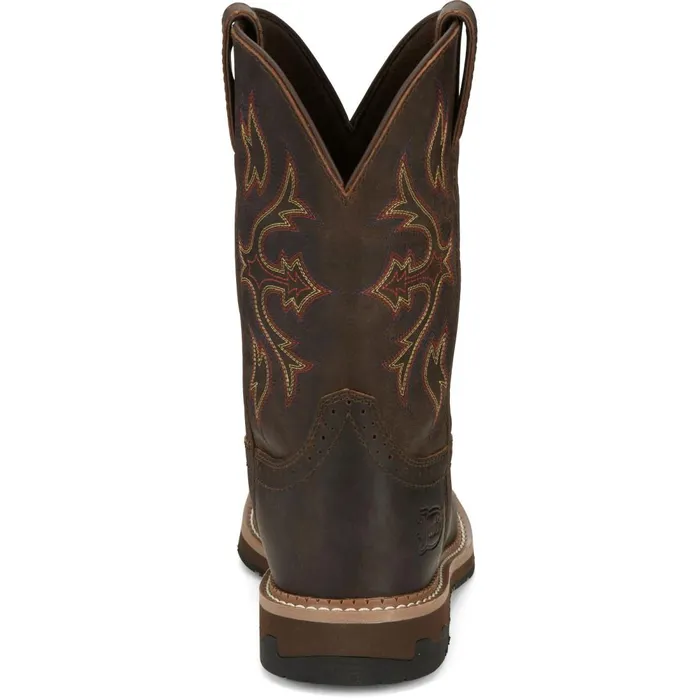 MEN Flash 11034 Work Walnut Justin Boots Work