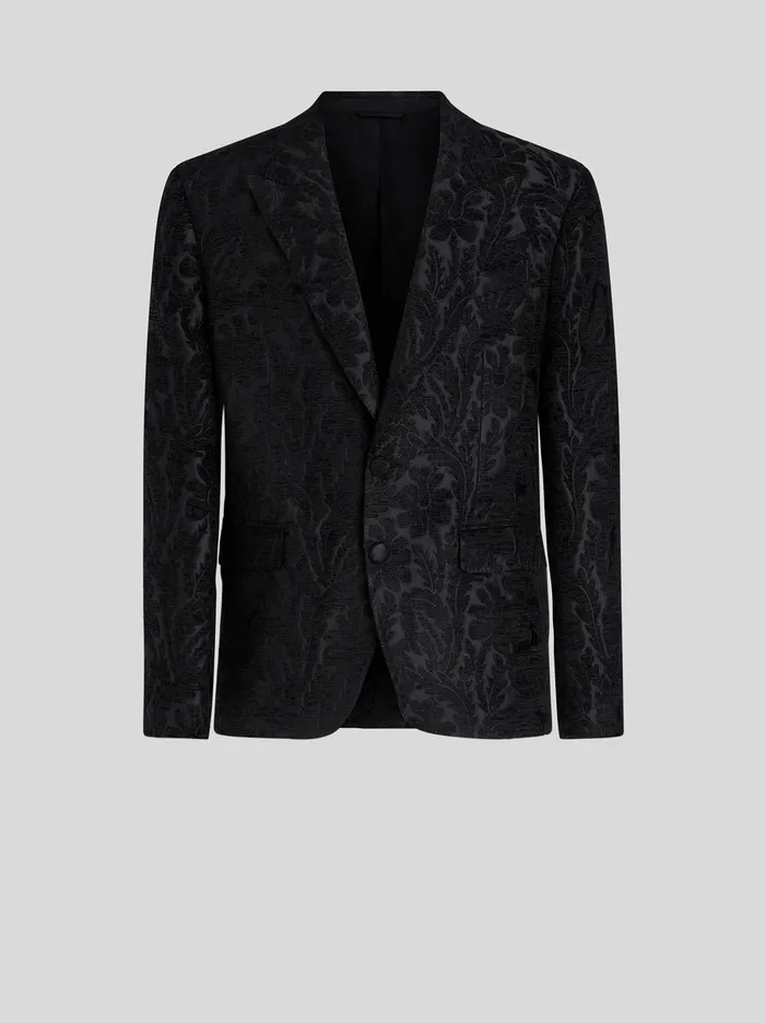 Men Floral Foliage Jacquard Jacket Etro Jackets