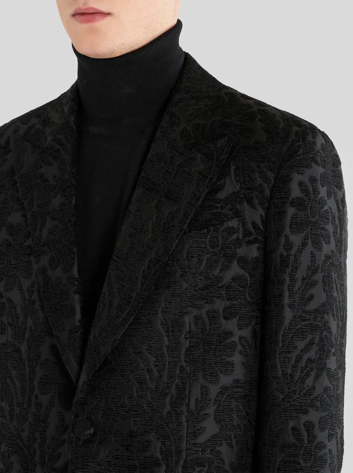 Men Floral Foliage Jacquard Jacket Etro Jackets