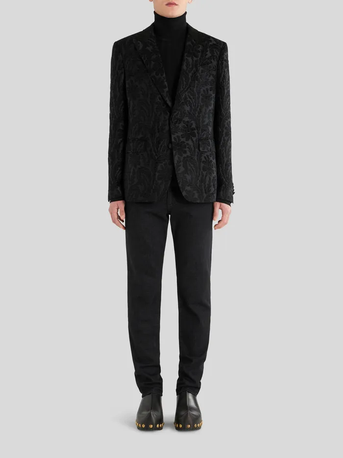 Men Floral Foliage Jacquard Jacket Etro Jackets