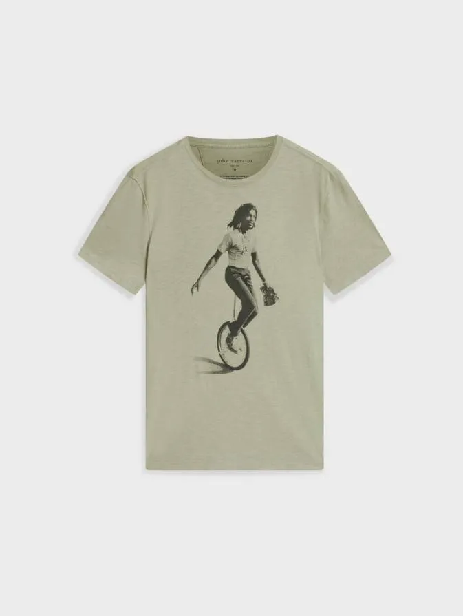 Men Graphic Tees John Varvatos PETER TOSH TEE Sage Brush