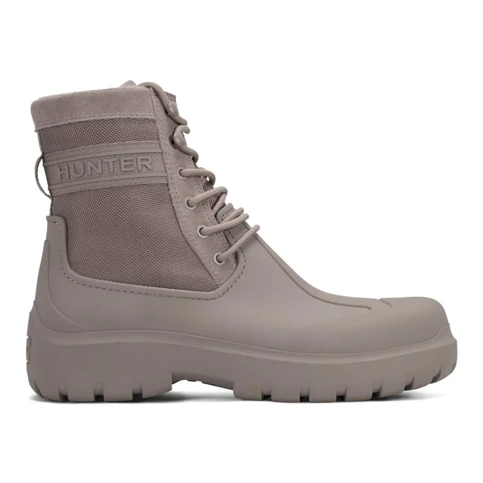 Men Insulated and Snow Boots Hunter Boots London Insulated Waterproof Duck Boots Medium Natural