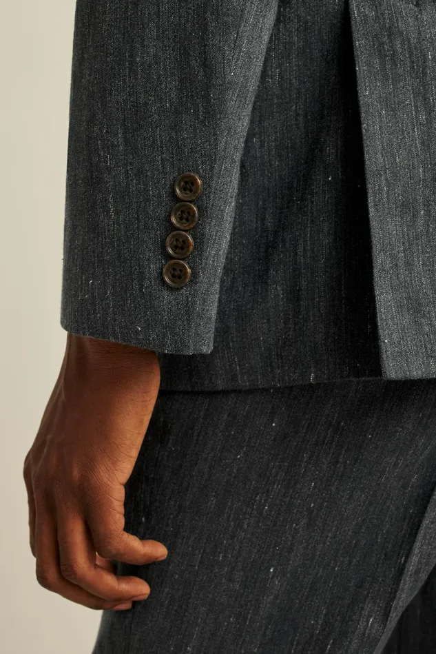 Men Italian Stretch Linen Suit Jacket Charcoal Bonobos Blazers and Sport Coats