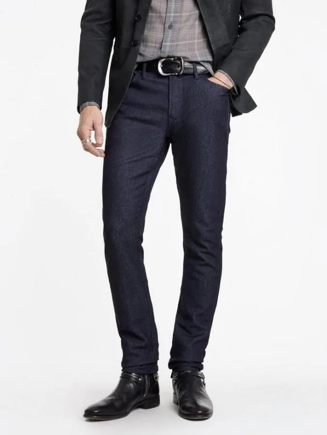 Men Jeans John Varvatos J704 8211 ADRIA WASH Regal Blue